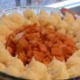 Krumplipüré koszorú sütőtökkel