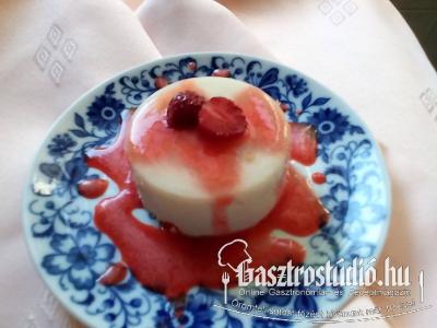 Panna cotta eperrel recept fotója