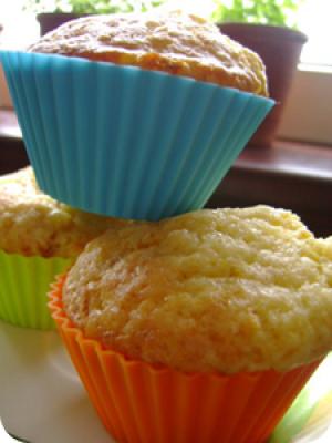 Aszalt barackos - narancsos - gyömbéres muffin recept fotója