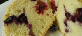 Áfonyás muffin
