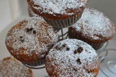 Almás-csokis muffin