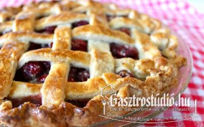 Meggyes pite recept fotója