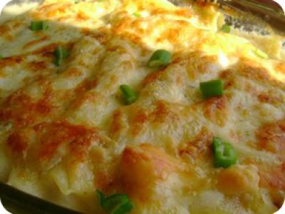 Csirkehúsos cannelloni recept fotója