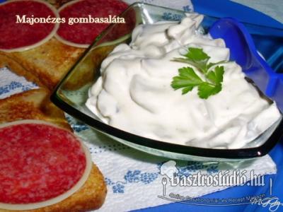 Gomba saláta recept fotója