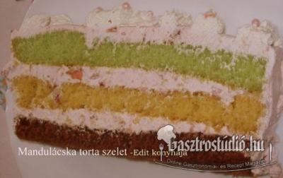 Mandulácska torta recept fotója