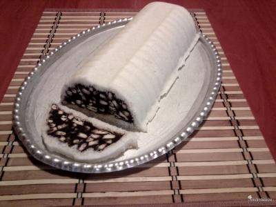 Kókuszba töltött kekszes őzgerinc recept fotója