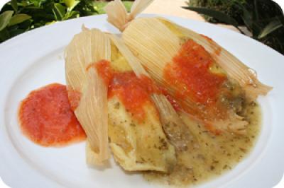 Tamale (BBQ Csirkés) recept fotója